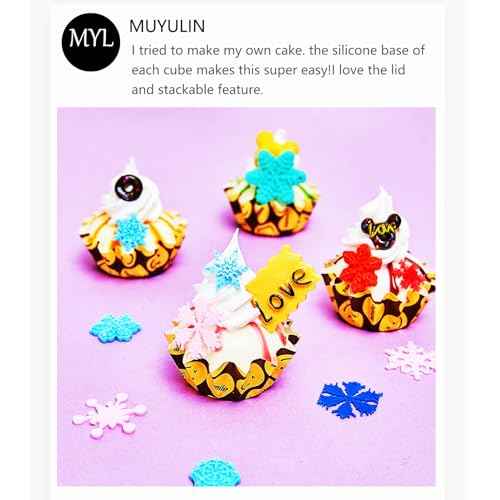 Mini Snowflakes Silicone Molds, 4 Packs Holly Leaf Christmas Trees Fondant Molds for Christmas Cake Decoration Cupcake Topper Soap Candy Chocolate Sugar Clay