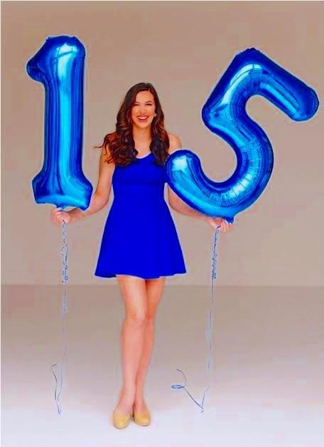 Large Number 5 Birthday Balloon - Navy Blue Foil Mylar | Perfect for 5th, 15th, 25th Celebrations