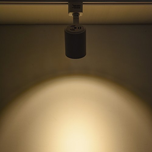 mirrea 6 Pack H Type White LED Track Lighting Heads 6.5W 3000K Warm
