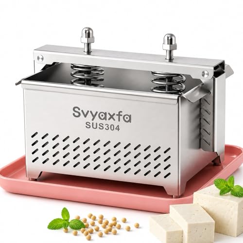 Large Stainless Steel Tofu Press & Cheese Maker - Paneer & Vegan Cheese