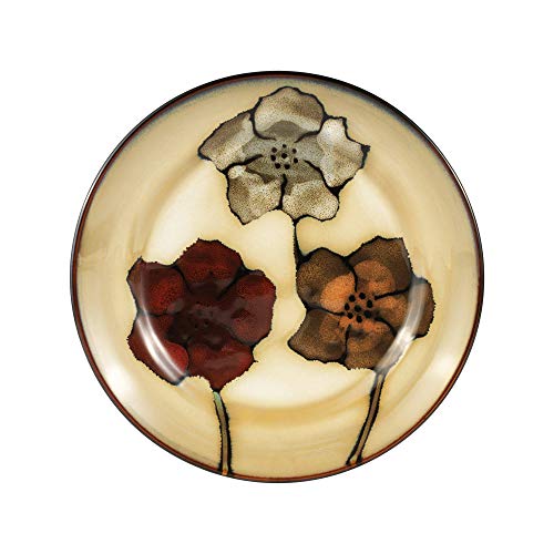 Pfaltzgraff Painted Poppies 16-Piece Stoneware Dinnerware Set for 4 - Standard Packaging