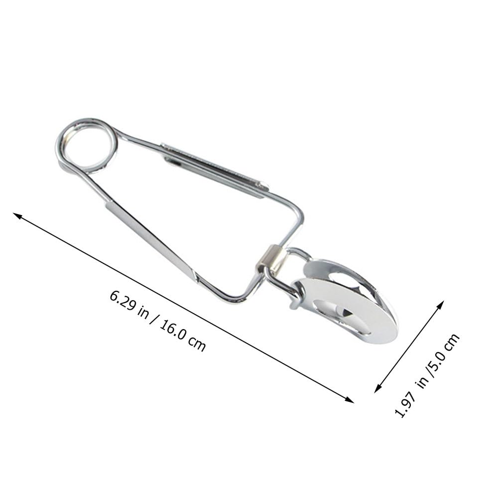 Luxshiny 6 Pcs Stainless Steel Escargot Tongs Snail Tong Food Serving Clips with Ergonomic Handles for Kitchen Dining and Seafood Serving