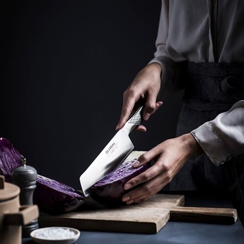 Global 7-Inch Vegetable Knife - Japanese Nakiri Style Kitchen Utensil