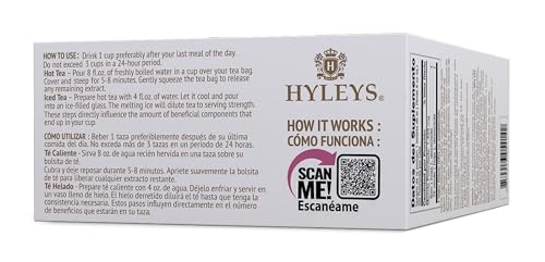 Hyleys Slim Tea 9-Flavor Variety Pack - 100 Bags, Natural Weight Loss Support