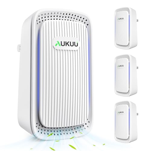 ShaoDelynxia WhiteGray 4 Pack Plug-In Mini Air Ionizers for Home & Office