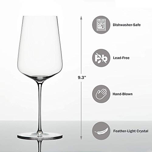 Zalto Denk'Art Universal Wine Glass - Hand-Blown Crystal, 9.3 Inch, Variation 1