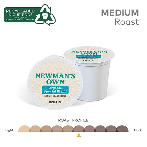Newman's Own Organic Special Blend Keurig Coffee Pods Unflavored 24-Count Pack of 4