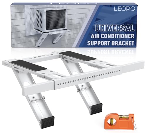 Heavy Duty Window AC Support Bracket No Drilling Up to 300lbs - Adjustable, Easy Install