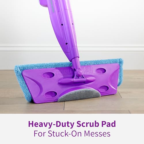 Multi-Surface Spray Mop Kit with Reusable Microfiber Pads & Cleaner