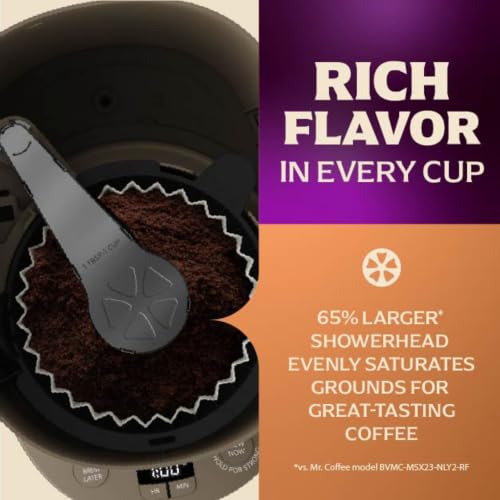 Programmable 12-Cup Coffee Maker with Strong Brew Mode - Chai Cream Variation