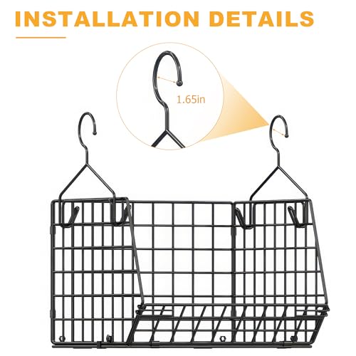 X-cosrack 7-Tier Foldable Black Hanging Closet Organizer & Storage Rack