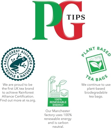 PG Tips British Tea Bags - Pack of 240, 2 Count - Authentic UK Blend