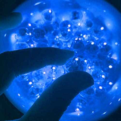 JJGoo 50pcs LED Balloon Light Mini Round Balls Lights, Waterproof Flash Tiny Led Lights for Paper Lantern Easter Eggs Birthday Party Wedding Halloween Christmas Decoration