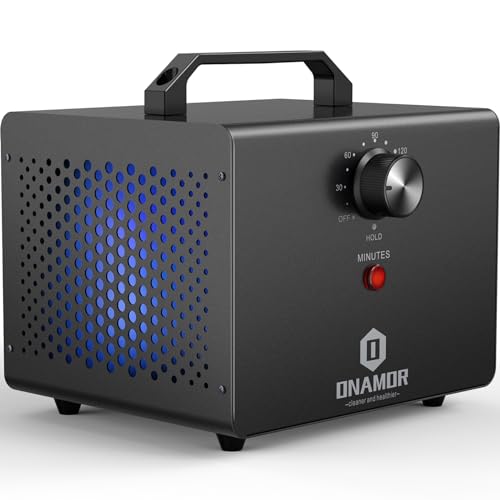 Black 77000mg Ozone Generator for Odor Removal 4000 Sq Ft - Home & Basement