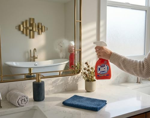 PEHANAN 6-Pack Glass Cleaner 32 oz - Streak-Free Window & Mirror Spray