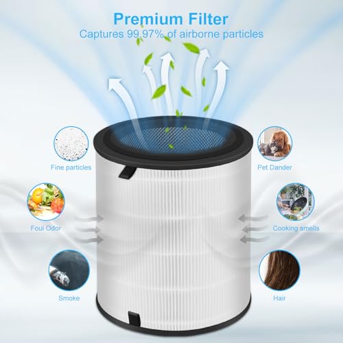 LV-H133 Replacement Filter Only Compatible for LEVOIT Air Purifier