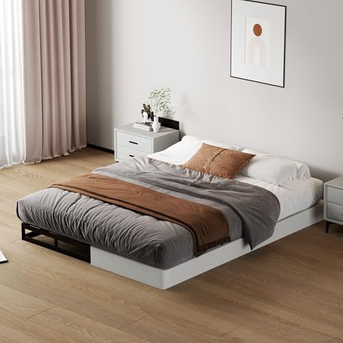 SHOANED Queen Size 5 Inch Low Profile Noise-Free Metal Box Spring Bed Foundation