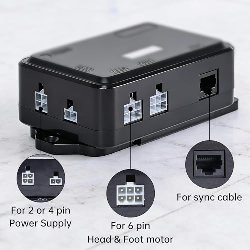 Adjustable Bed Control Box Replacement with Wireless Remote - HJC25