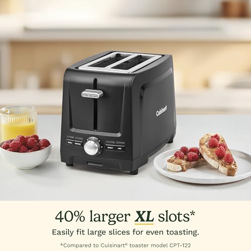 Cuisinart Core Collection 2-Slice Toaster Black - Extra-Long Slots & Bagel Setting