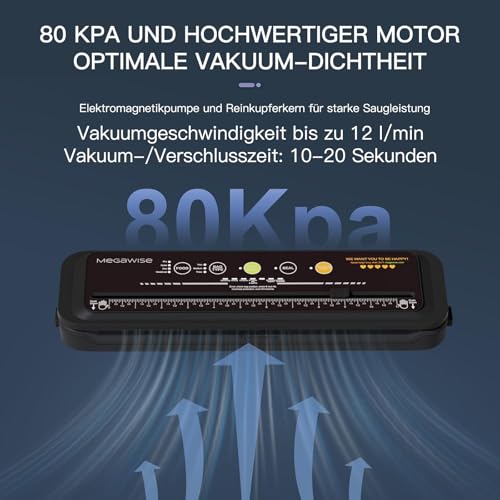 Vacuum Sealer Machine - Compact Automatic Food Preserver for Dry and Wet Foods