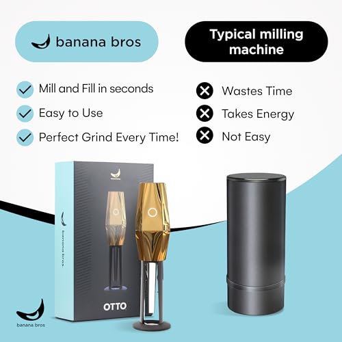 OTTO One-Touch Automatic Spice Mill - USB Rechargeable Gold