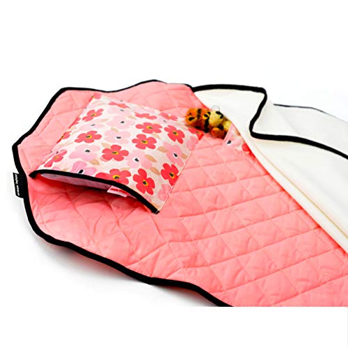 Urban Infant Poppies Toddler Nap Mat - Preschool Daycare Bedding Cover, Non-Personalized