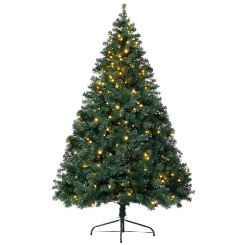 DNKMOR 4FT Christmas Tree with Warm White Lights Artificial Xmas Tree for Holiday Decor