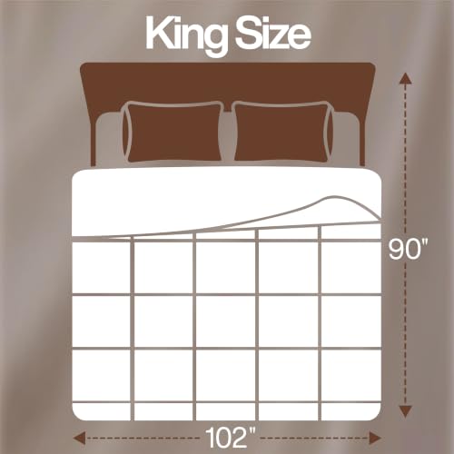 Utopia Bedding King Size Comforter - White Duvet Insert 90 x 102 Inches