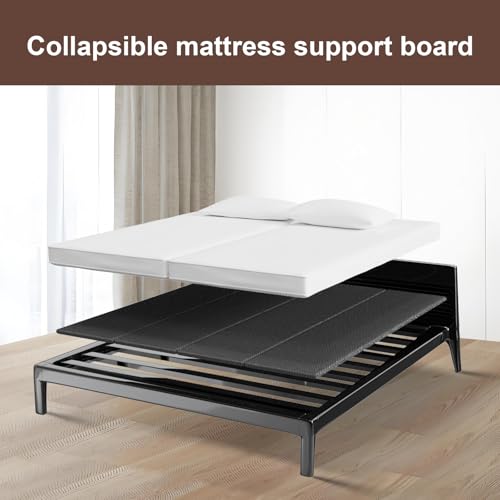 BBX-G 10mm Bunkie Board Twin Size 75x38'' Folding Spring Box Breathable Noise-Reducing Moisture Resistant Low Profile Bed Support