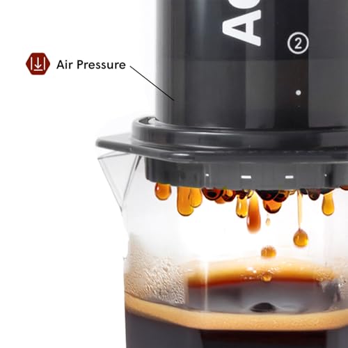 AeroPress XL Coffee Press Gray - 3-in-1 French Press, Pour-Over & Espresso