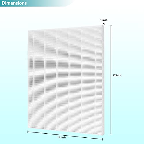 LHARI 2-Pack D480 HEPA Air Filter Compatible with Winix D480 Air Purifier