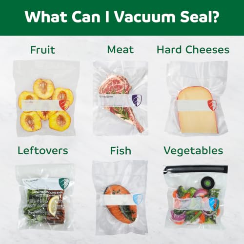 Vacuum Sealer Rolls 8x18.3ft - 6 Pack for Food Preservation & Sous Vide