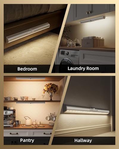 17-Inch Wireless Closet Lights with Motion Sensor - 2 Pack