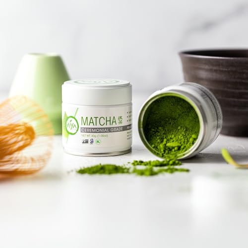 Ceremonial Grade Matcha Powder - First Harvest, 1.06 oz Tin - Vegan & Kosher Certified