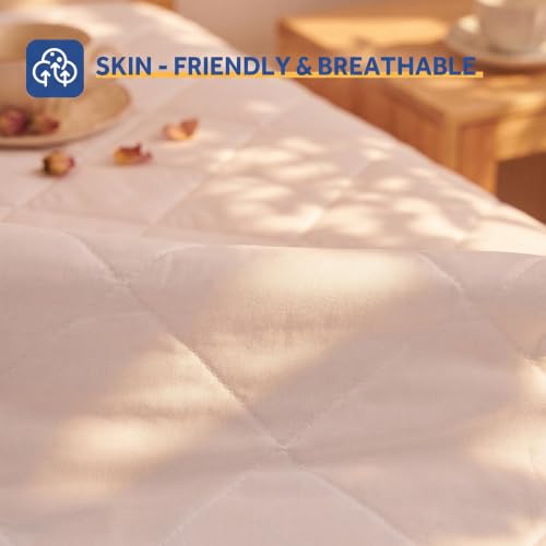Sealy Queen Size Heated Mattress Pad 60x80 with Dual Zones & Adjustable Temp