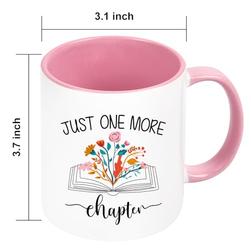 Just One More Chapter Mug - 11 oz Book Lovers Gift for Readers
