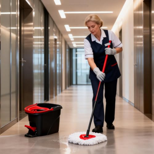 12 Pack Microfiber Mop Head Replacements for Single-Bucket System - Durable & Machine Washable