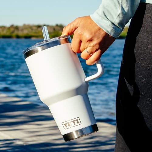 YETI Rambler 35 oz Straw Mug - Pace Purple, Insulated Travel Water Bottle