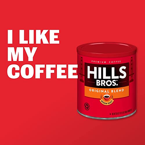 Hills Bros. Original Medium Roast Coffee 26oz Pack of 2 - Unflavored