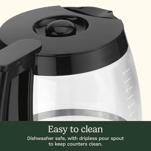Cuisinart 14-Cup Replacement Glass Coffee Carafe DCC-2200RC – Compatible with DCC-2200 & DCC-2600