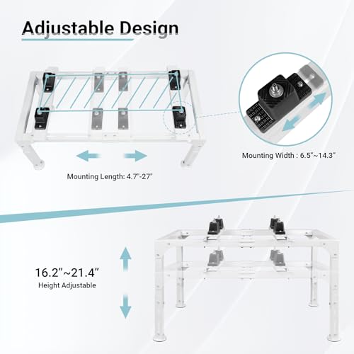 Eastrexon 9000-12000 BTU Mini Split AC Stand with Adjustable Height & Durable Steel