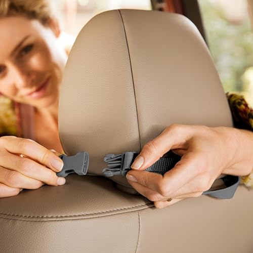 Munchkin Elite Car Seat Protector - Dark Grey, Adjustable & Spillproof