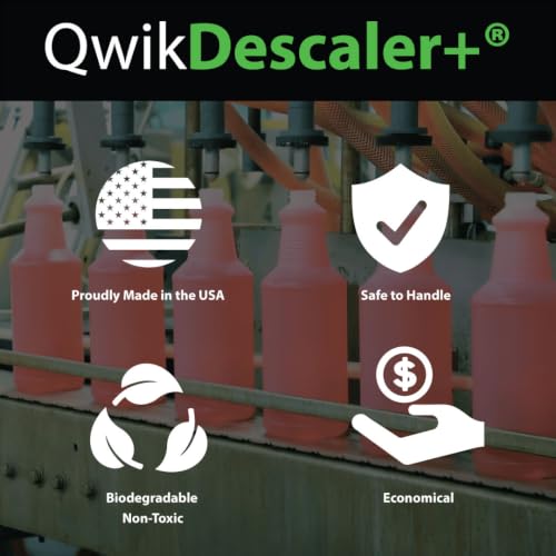 QwikDescaler+ 1 Gal Tankless Water Heater Descaling Solution with Indicator