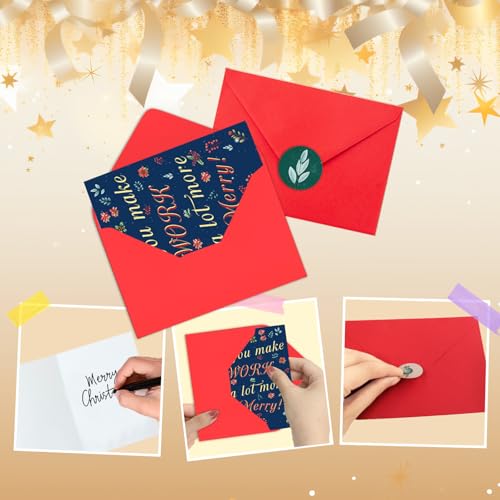 Ceiba Tree Vintage Christmas Cards for Employees Staff Appreciation