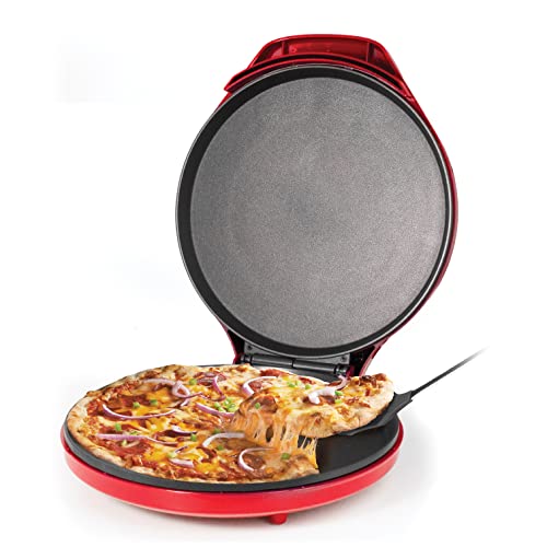 Betty Crocker 12-Inch Pizza Maker Plus Red Indoor Grill - BC-2958CR