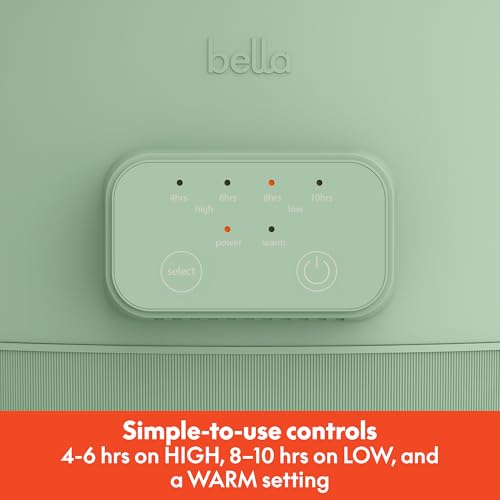 6 Qt Programmable Slow Cooker - Seaglass Non-Toxic Ceramic Coating