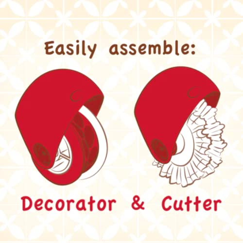 Talisman Designs Pastry Wheel Decorator & Cutter Set 3x3.5x3 Inches Kitchen Baking Tools