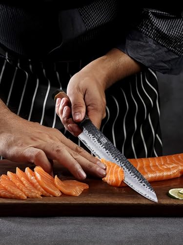 10 Inch Sushi Knife - Ultra Sharp Yanagiba Sashimi Knife with Rosewood Handle