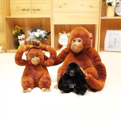 10" Plush Soft Gorilla Monkey Stuffed Animal Pillow, Pillow, Plush Doll Animal Toys, Plush Interactive Toys Suitable for Children and Adults