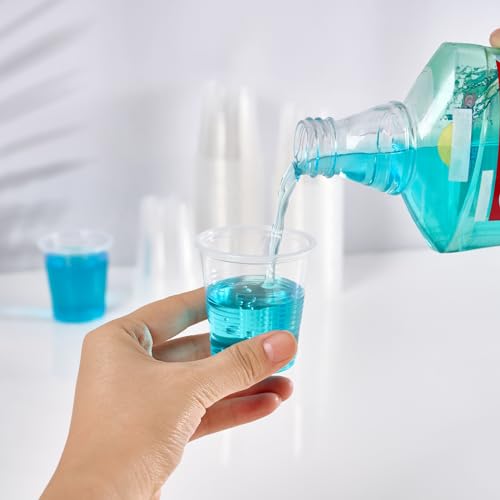 2500Pack 3oz Plastic Cups Disposable Mouthwash Tasting Tumblers PP-2500Pack-3oz